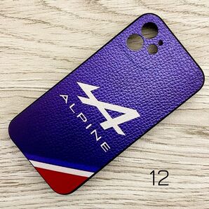 アルピーヌ ロゴ iPhone 12 ケース F1 Alpine ルノー