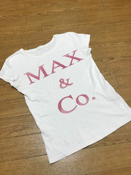 MAX ＆Co. 半袖　Tシャツ　マックス＆コー　レディース　ブランド　トップス　カットソー　夏服　部屋着　パジャマにも　SM Ｌ