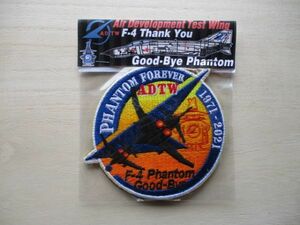 【送料無料】航空自衛隊 JASDF PHANTOM ADTW 飛行開発実験団ファイナルイヤー パッチ/F-4EJ 岐阜基地PHINALファントム2patchⅡワッペンM37