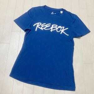 3589☆ Reebok リーボック トップス 半袖Tシャツ クルーネックTシャツ カジュアル スポーツ レディース M 文字 ロゴ