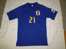 ＵＳＥＤ　キリン　KIRIN×サッカー日本代表 プレーヤーズTシャツ　２１　ＤＯＡＮ　堂安　ＸＬ_画像1