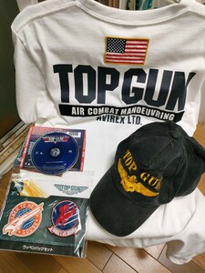 トップガンTシャツ.キャップ、パッチ2枚、CD