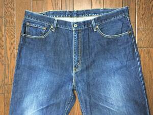  Levi's Levi*s 502 w42 big size length .. blue jeans zipper fly strut large Denim pants repair 