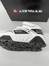 ホワイト 26cm AIR WALK ベルトライン AW-980 樹脂先芯入 軽量スニーカー 新品未使用 安全靴 エアウォーク_画像6