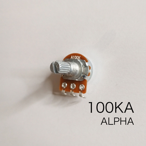 ALPHA 100KA volume / rheostat φ16 / A car b