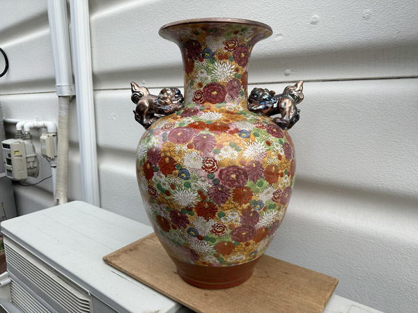 ヤフオク! -「九谷焼 花瓶 金」(花器、壷) (九谷)の落札相場・落札価格