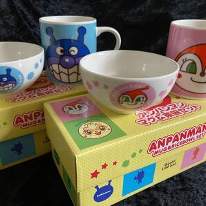 ばいきんまん&ドキンちゃん マグ&茶碗セット