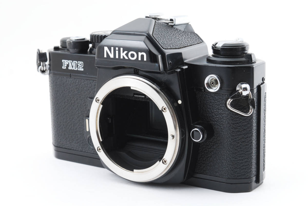 きれいな動作品】Nikon ニコン New FM2 ブラック 最後期型CEマーク入り