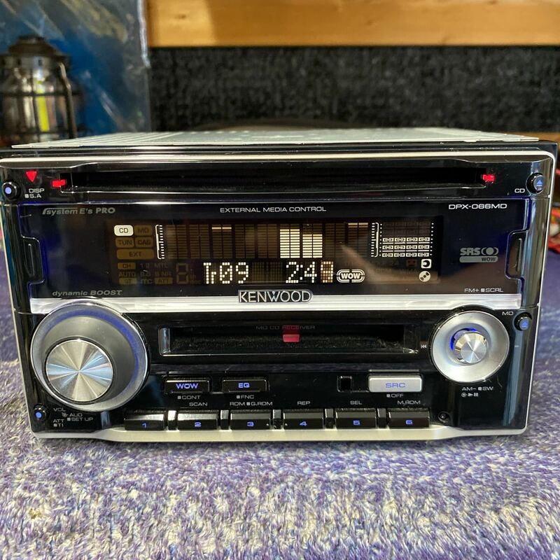 KENWOOD CD/MDレシーバー　DPX-066MD