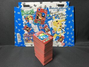 [ Complete + картон ] Pokemon Carddas chip shooter половина chip 170 вид миникар do иллюстрированная книга редкий Pokemon Carddass Half Tip Rare