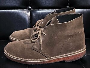 美品 クラークス デザートブーツ ダークブラウン GB6 25cm clarks DESERT BOOT