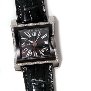 [beda& Company ] NO.1 оригинальный бриллиантовая оправа самозаводящиеся часы прекрасный товар часы Bedat&Co
