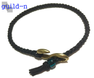 guild-n * brass brass hook wax code anklet bracele arm for foot mi sun ga men's lady's both for size order possible 