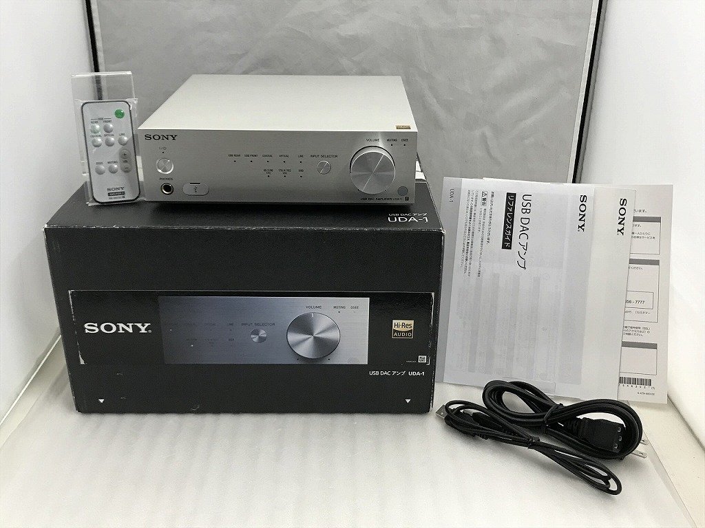 2022春夏新色】 【新品未使用品】ソニー USB DAC UDA-1(B) アンプ SONY