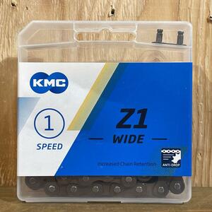 【新品】KMC Z1 Wide シングルスピードチェーン 112 Links