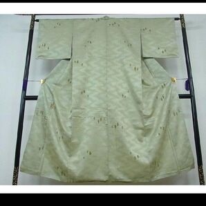 正絹 上質な小紋 樹林文 着物