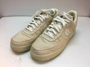 ●USED● NIKE×Stussy AIR FORCE 1 LOW 28cm CZ9084-200 ナイキ×ステューシー 