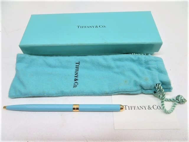 全長11.8cm☆Tiffany & Co. ボールペン ブルーパースペン ティファニー