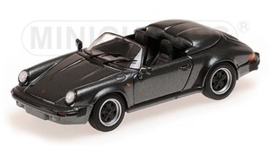 ■限定1008pcs. PMA 1/43 1988 ポルシェ911 スピードスター グレーメタリック