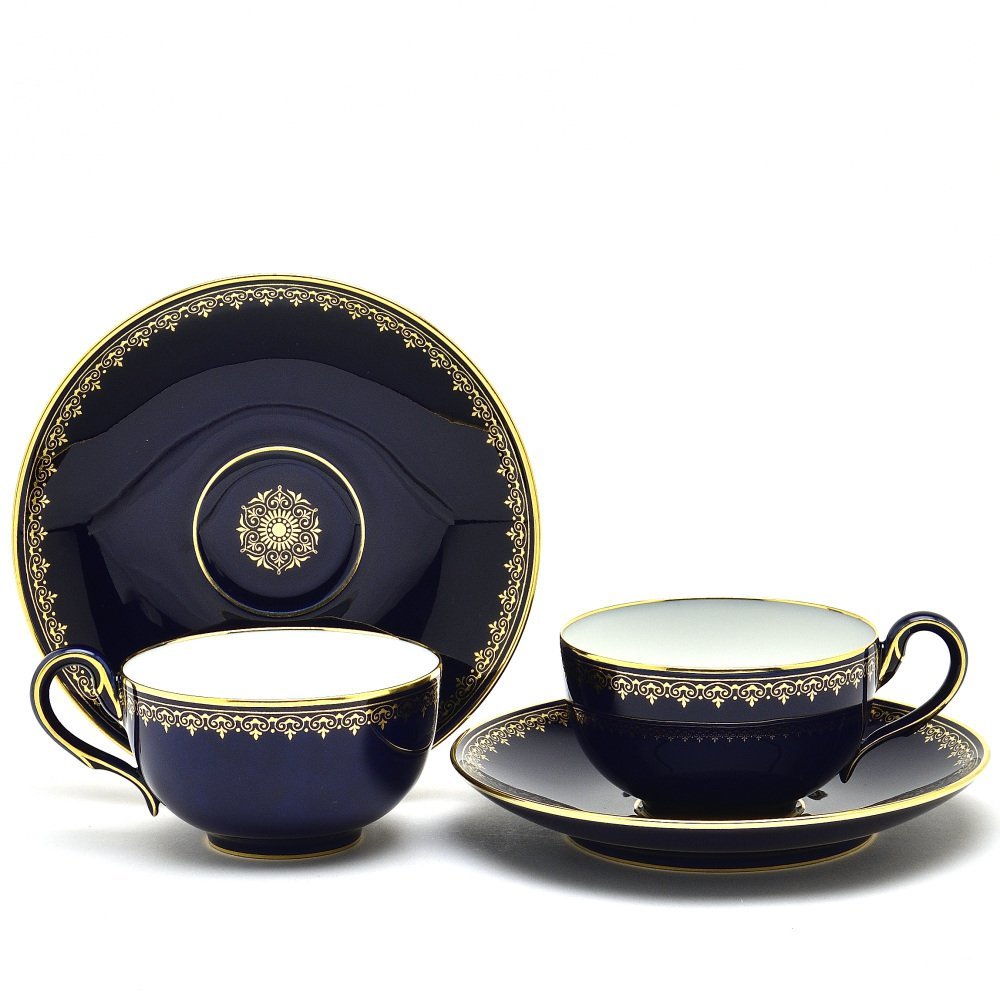 アンティーク・セーブル(SEVRES) 1764年頃 金彩 カップ&ソーサー 日本