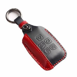  new goods prompt decision Jaguar Land Rover original leather smart key case key cover black XE XF XJ F-TYPE F-PACE F type Fpe chair Epe chair 