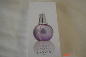 LANVIN　　E'CLAT　ムエット　　５枚￥１9０（印刷物）