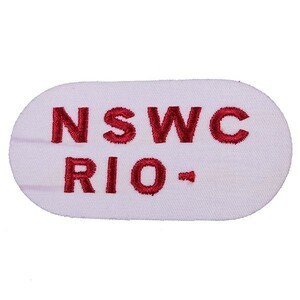 DF118 NSWC RIO テキスト系 ワッペン パッチ ロゴ エンブレム アメリカ 米国 USA 輸入雑貨