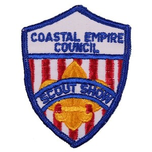 LJ32 COASTAL EMPIRE COUNCIL SCOUT SHOW ボーイスカウト BSA ワッペン パッチ ロゴ エンブレム アメリカ 米国 USA 輸入雑貨