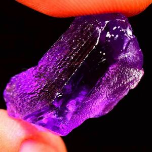 [ world. raw ore : amethyst 17.90ct:2136] non heating Brazil production Natural Amethyst Rough mineral gem specimen jewelry Brazil