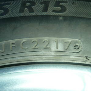 L-1228タイヤ屋185/65R15アルミ付き４本（6J 100 5穴 +45)⑰    本州送料込みの画像4