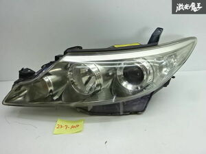 保証付 トヨタ 純正 ACR50W エスティマ 左側 左 助手席側 HID ヘッドライト KOITO 28-217 灯火類 点灯OK 割れ無し 即納 在庫有 棚10-5