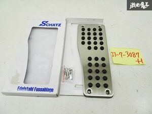 未使用 アウトレット SCHATZ シェッツ ステンレス フッドレスト 左右ハンドル共通 ベンツ汎用？ タテ 約21.8cm ヨコ 約8.2cm 棚9-1-M