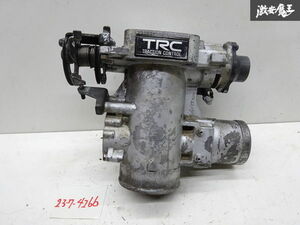 保証付 トヨタ 純正 JZS147 アリスト 2JZ-GTE ターボ 前期 TRC トラクションコントロール22030-46040 スロットルボディ 実働車外し 棚E-11