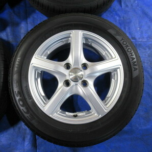 激安即決！美品 MANARAY 14-5.5J 4H/100 ET48 + YOKOHAMA 175/65R14 2020年製！中古4本セット！コルト マーチ フィット キューブ！T007242の画像6