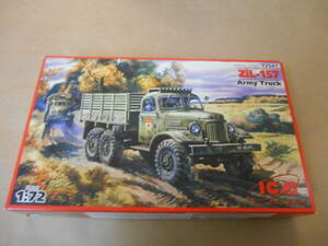 〔全国一律送料290円込〕1/72 ICM ソビエト ジル ZIL-157 カーゴトラック