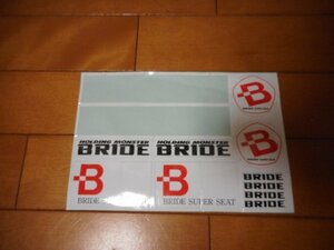 新品■カッコイイ■ブリッド■BRIDE★■ステッカー■売り切り■