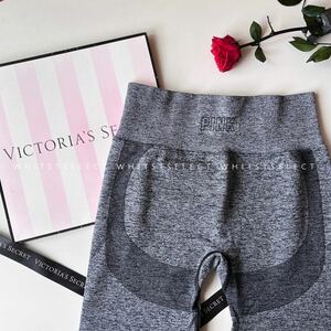 [ размер M] высокий талия леггинсы серый Victoria's Secret Victoria Secret йога леггинсы спорт леггинсы спорт одежда 