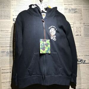 A BATHING APE BAPE KIDS ア・ベイシングエイプ ベイプキッズ スウェットパーカー size 130