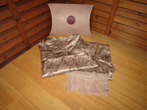 M1△440未使用開封品【ROSIER】heart relation Second Skin Rosier Silk Pajama set セカンド スキン ロジア シルク パジャマ セット M