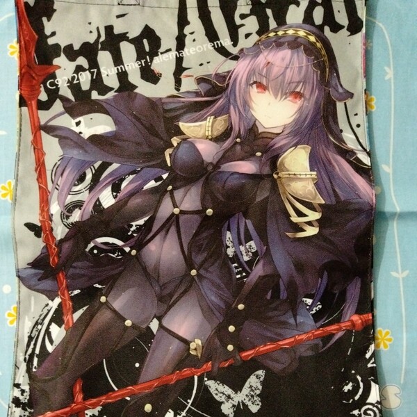 Fate Grand Order FGO アレマテオレマ 小林由高 C92 トートバッグ スカサハ 中古美品 微折れあり ショルダーバッグ 44×33×12cm