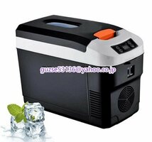 10L冷蔵庫 冷温庫 周囲温度より22℃低い 2電源式 AC100～120V DC12V/12V 小型 コンパクト 家庭&車用 カー トラック 保温保冷ボックス_画像1