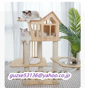  very popular * cat tower natural tree .. put -stroke less cancellation motion shortage correspondence cat house height 120cm stylish many head ... repairs easy 