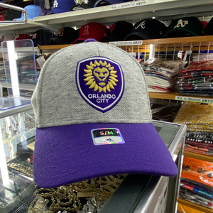 USA正規品 【S/M】 Adidas アディダス MLS メジャーリーグサッカー ストレッチフィット キャップ OrlandoCity オーランドシティSC (mls13)