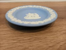 WEDGWOOD ウェッジウッド ジャスパーウェア 小皿 飾り皿 ブルー 小物入れ アンティーク コレクション 保管 中古現状品 k299_画像5