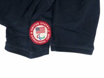 POLORALPH LAUREN (ポロラルフローレン) 半袖ポロシャツ 鹿の子 2014年 USA アメリカ代表 パラリンピック 紺 ネイビー S メンズ/004_画像6