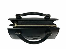 GUCCI (グッチ) ソーホー インターロッキングG ハンドバッグ ショルダーバッグ 2WAY 607722 ブラック ゴールド レディース/025_画像7