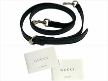 GUCCI (グッチ) ソーホー インターロッキングG ハンドバッグ ショルダーバッグ 2WAY 607722 ブラック ゴールド レディース/025_画像10