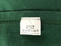 STUSSY (ステューシー) Tシャツ フロントロゴ シャドーマン 刺繍 半袖 メキシコ製 綿 コットン L グリーン メンズ/025_画像9