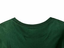 STUSSY (ステューシー) Tシャツ フロントロゴ シャドーマン 刺繍 半袖 メキシコ製 綿 コットン L グリーン メンズ/025_画像4
