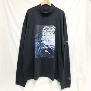 ○★新品未使用　nanamica（ナナミカ）　ONE OCEAN ALL LANDS　モックネック長袖Tシャツ　L　ネイビー★○